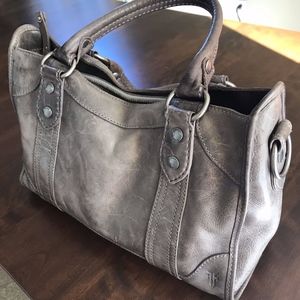 Frye Melissa Satchel, color - Ice